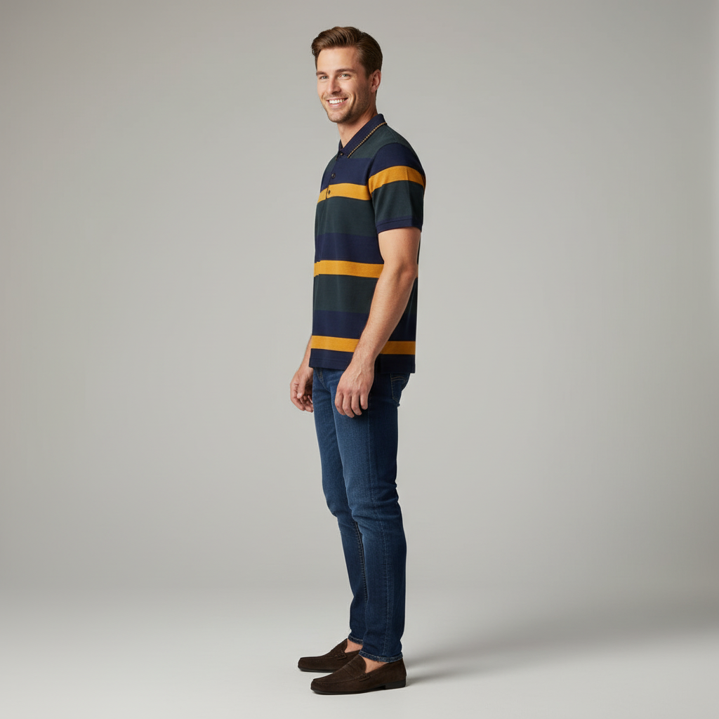 Tricou polo casual Sam
