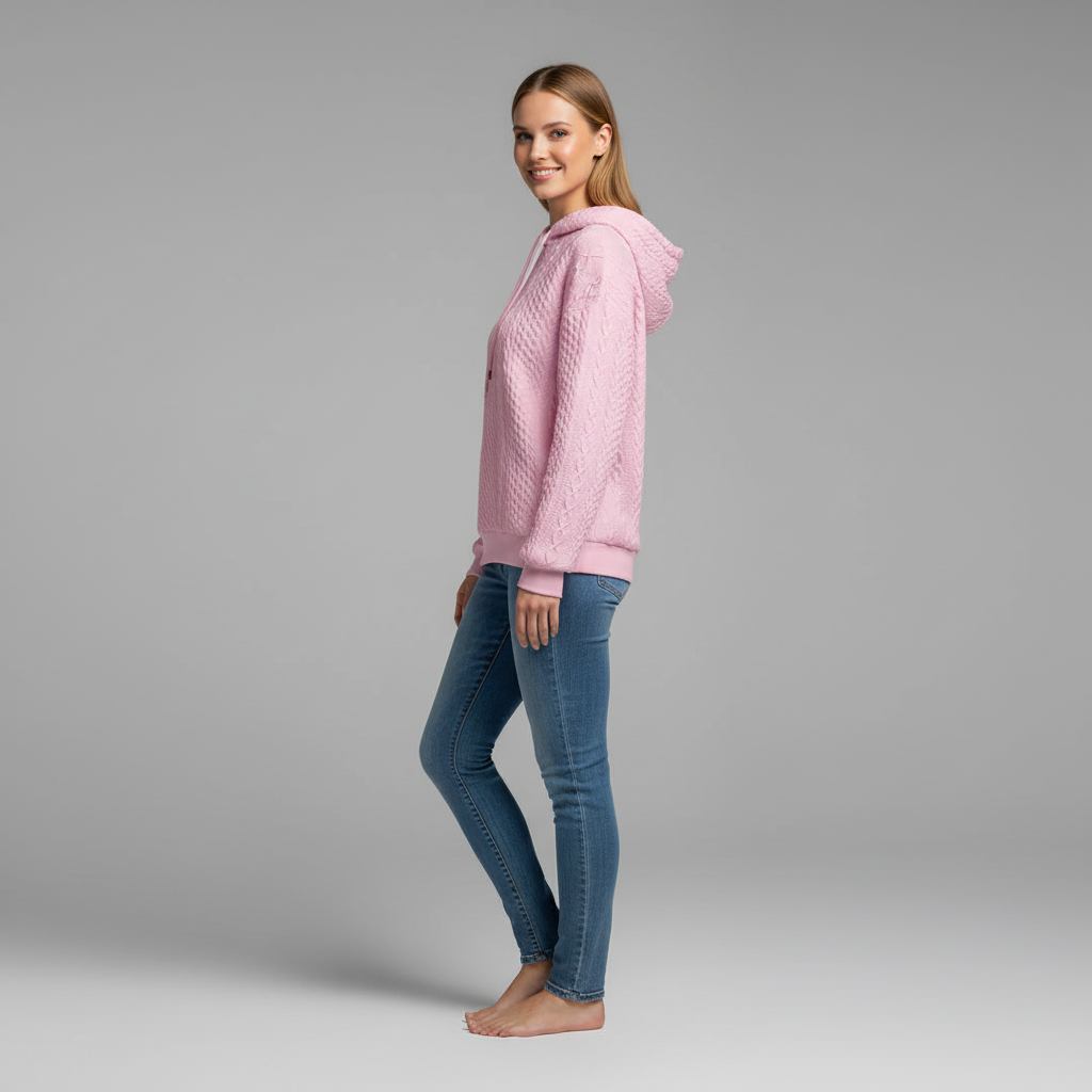 Sweater à Capuche Décontracté Gia