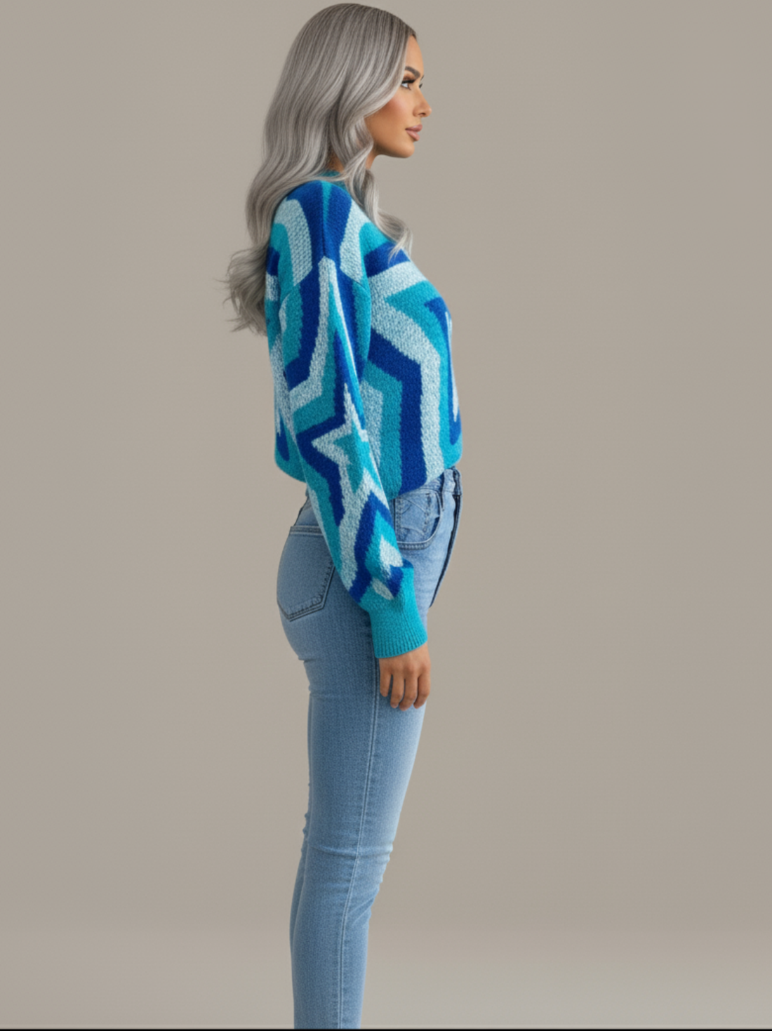 Pull en maille Tala à motif étoile