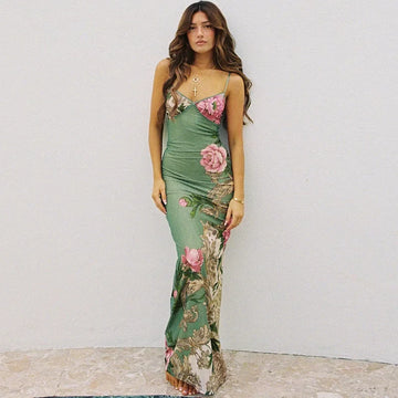 Rochie mulată Kathy cu imprimeu floral
