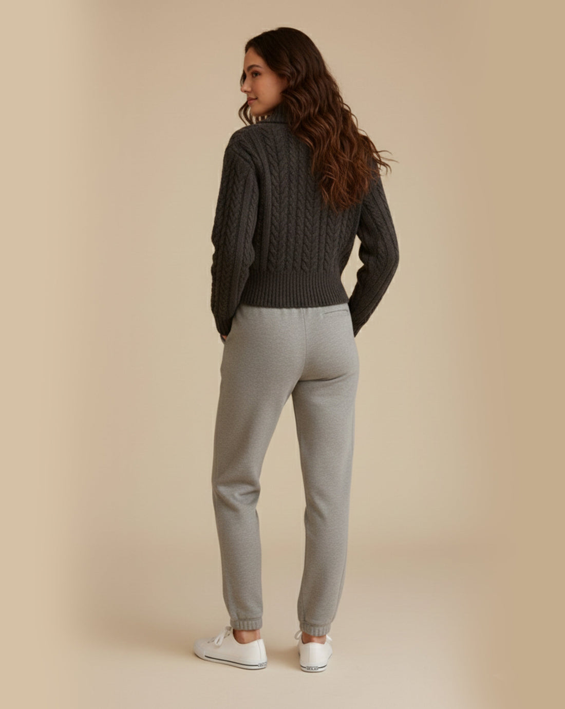 Pull zippé en maille Luella