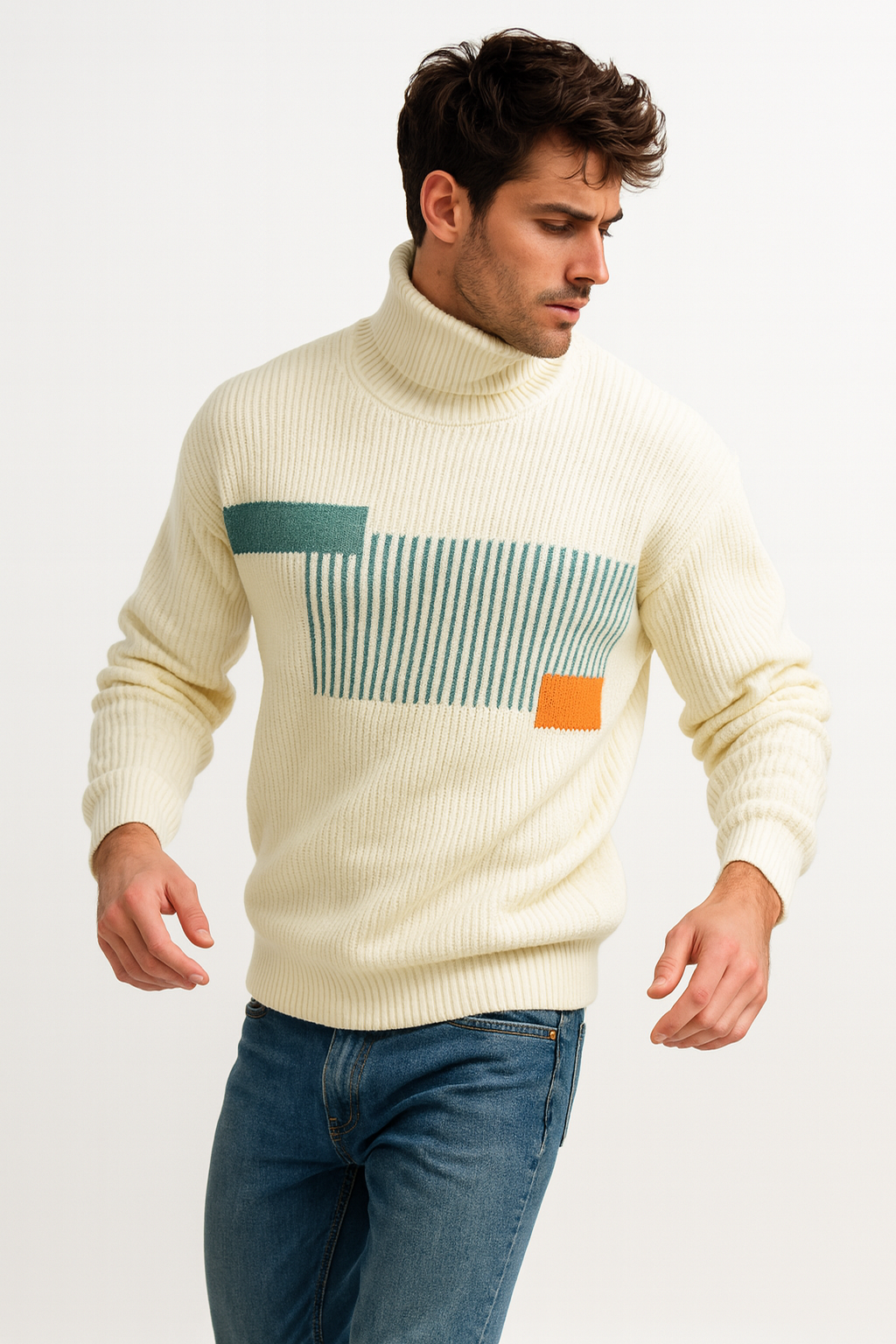Luke Patchwork-Pullover