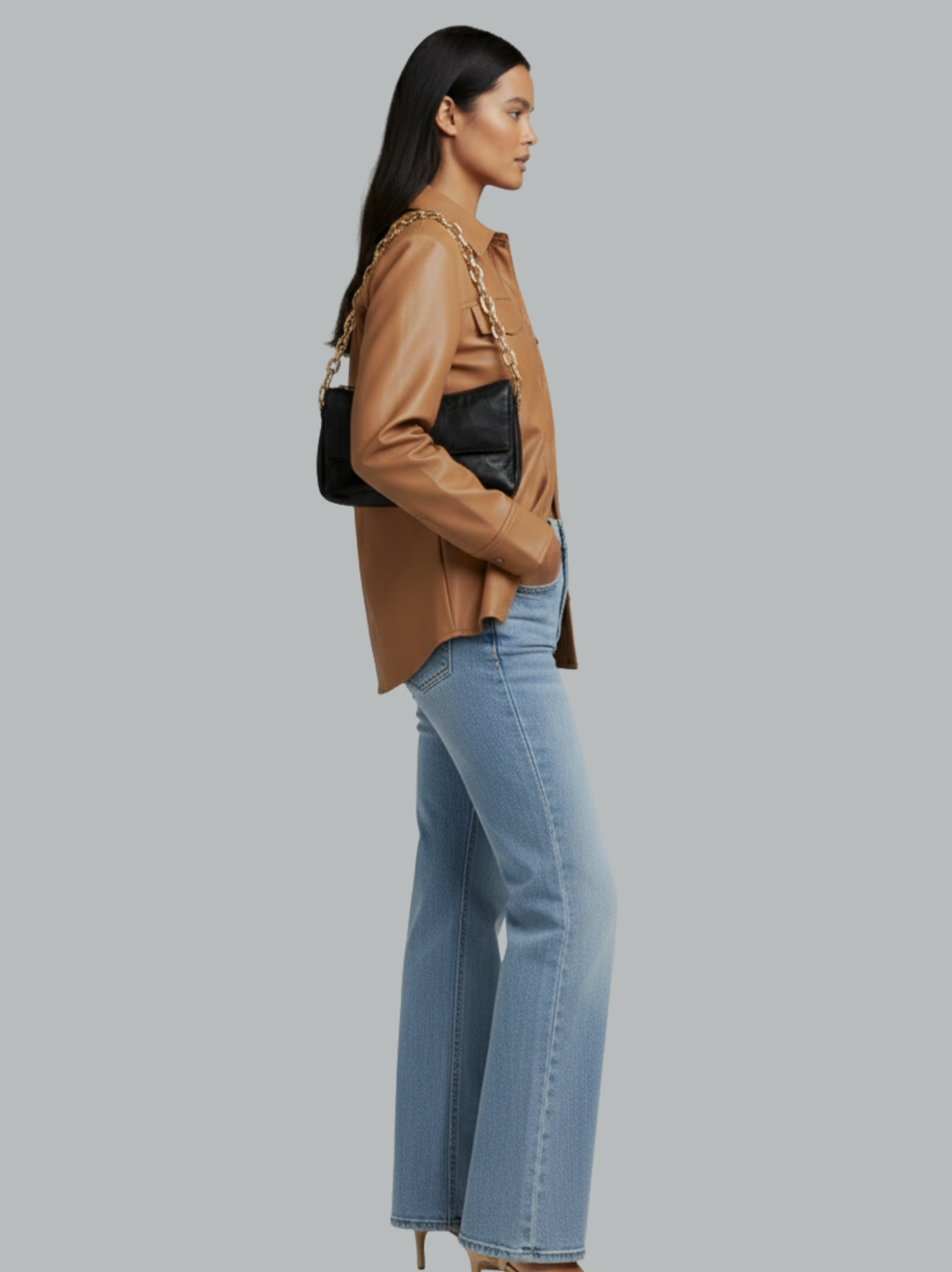 Jean évasé chic