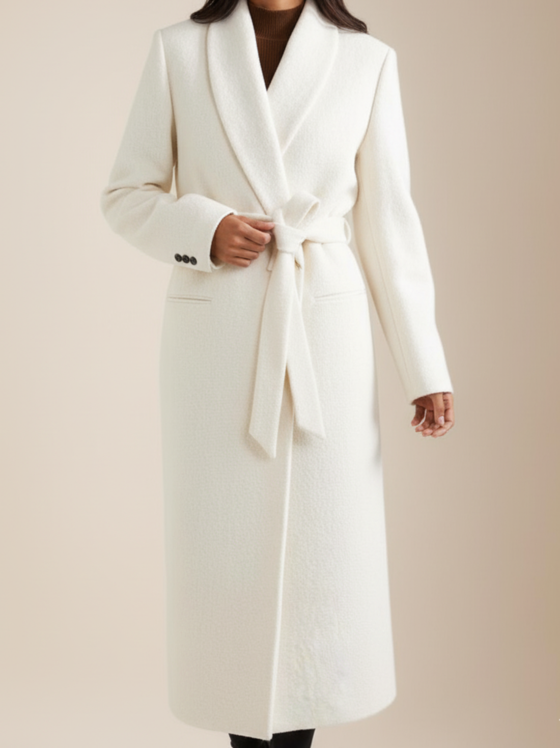 Manteau ceinturé Judith Lapel