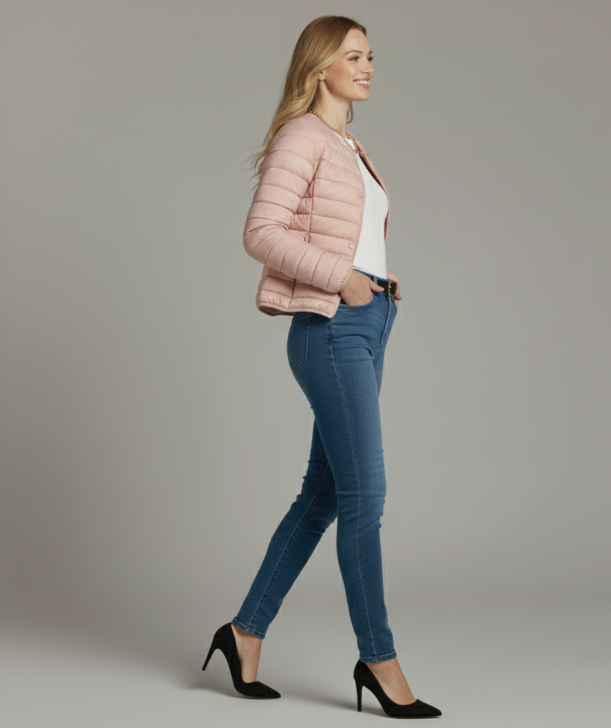 Doudoune de ski Aria compactable en coton