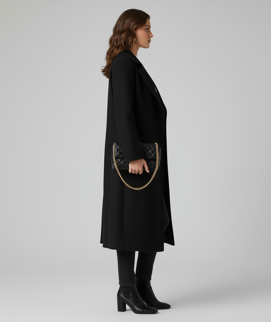 Manteau douillet ceinturé Ellie