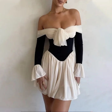 Rochie Maddie cu umerii goi