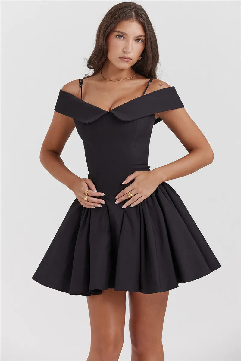 Rochie Jeanette fără umeri