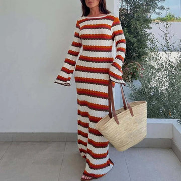 Rochie lungă tricotată Faith