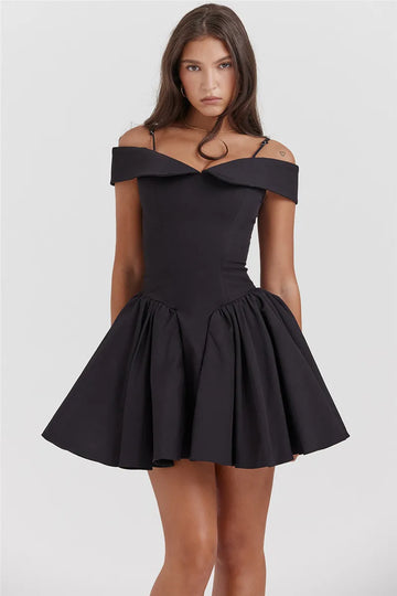 Rochie Jeanette fără umeri