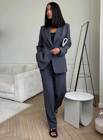 Set de Blazer, Vestă și Pantaloni Croiți
