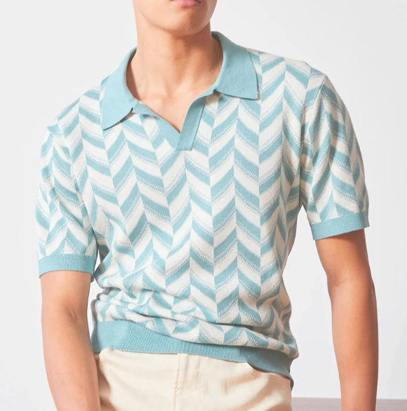 Lester Strickpolo-Shirt