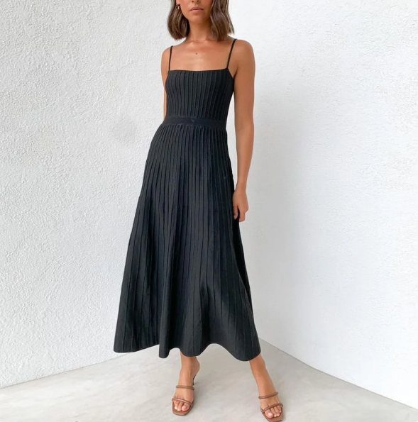 Rochie Midi Plisată Leila