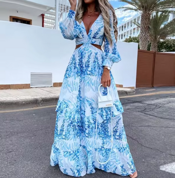 Rochie Maxi Gwen cu Volane