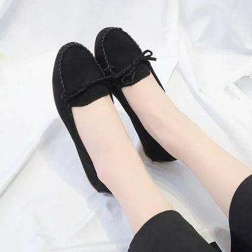 Mocasini clasici din piele întoarsă