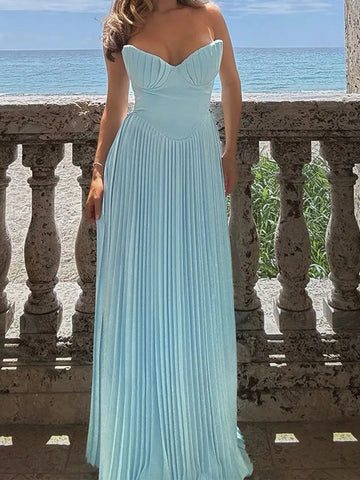 Rochie de petrecere plisată Aisha